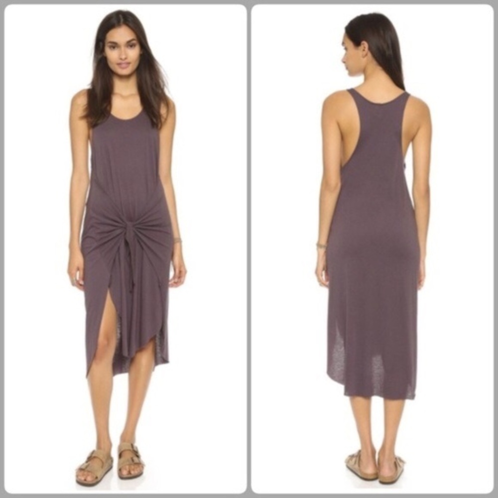 Free People Jersey Tie Front Dress M NWT